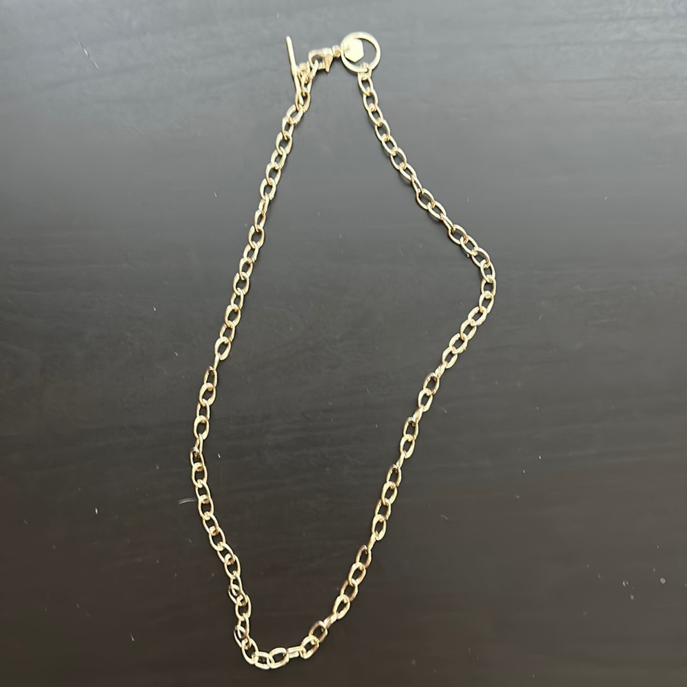 16” origami owl gold toggle chain